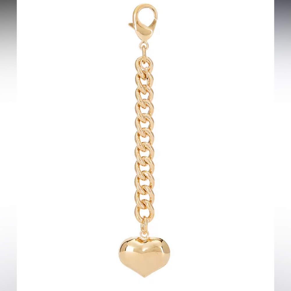 Maison Irem Sugar Heart Bag Charm in Gold